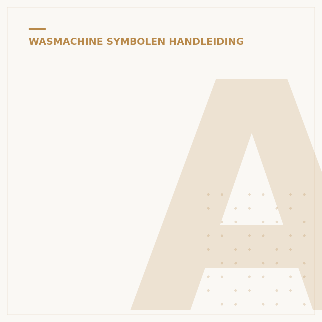 AEG Lavamat Wasmachine Handleiding: 5 Plaatsingstips voor Uw Woning
