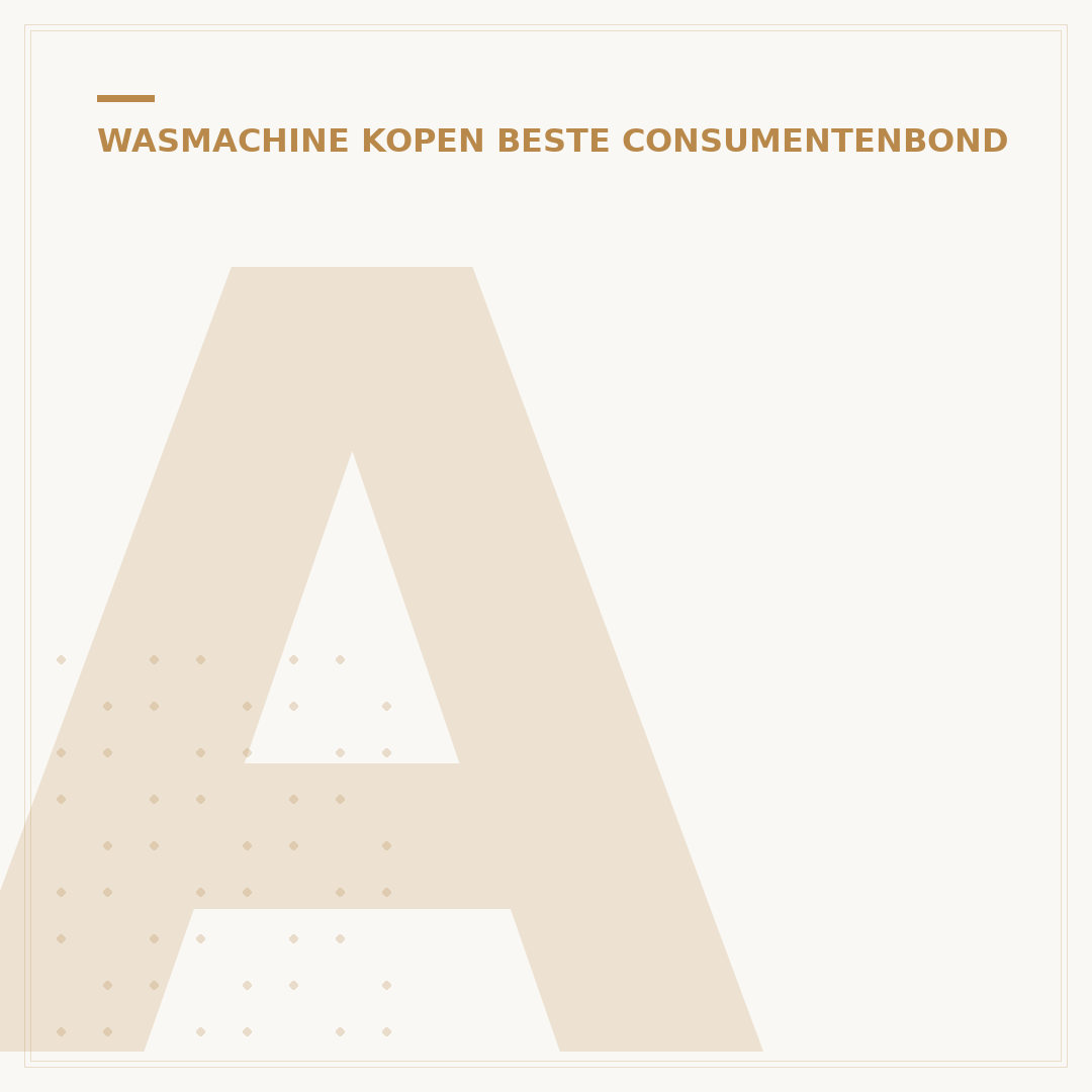 AEG Wasmachine Beste Koop Consumentenbond: Uw Gids 2024
