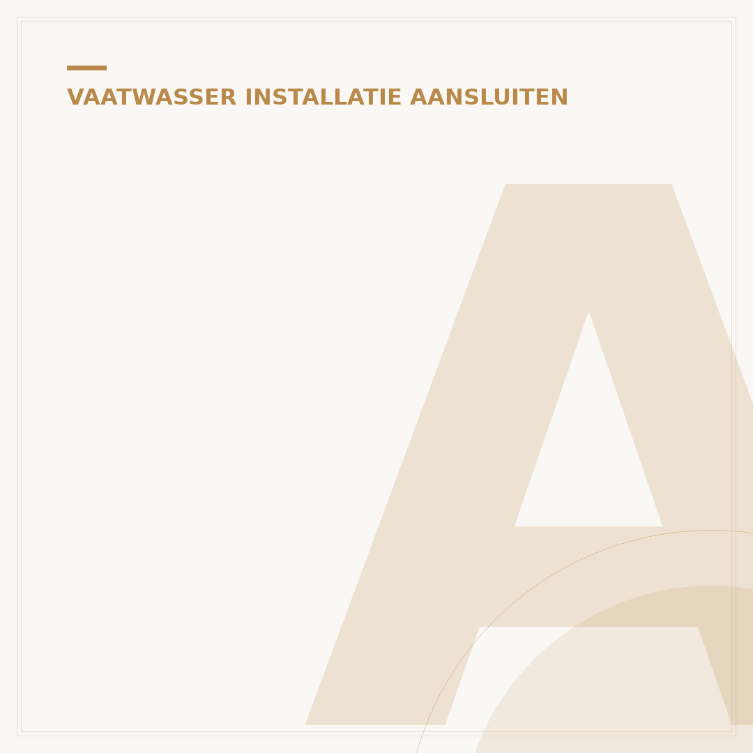 Afvoer Vaatwasser Aansluiten op Sifon: 3 Cruciale Stappen