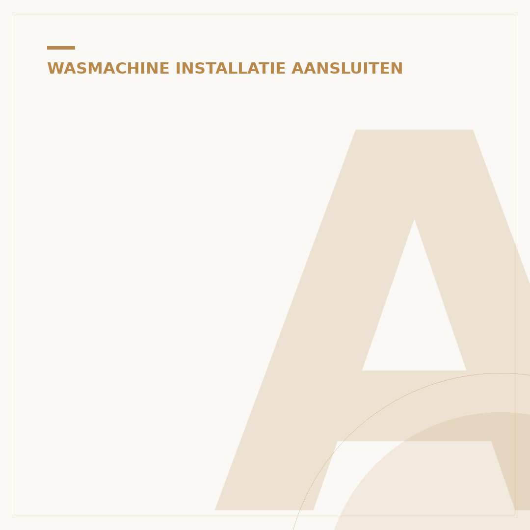 Afvoer Wasmachine Aansluiten op Riool: 3 Stappenplan