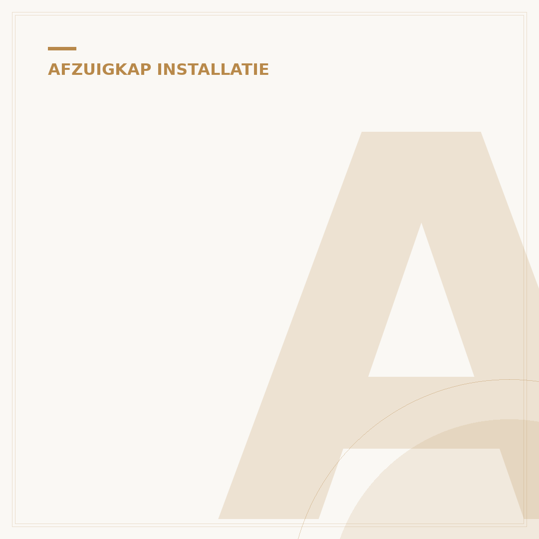 Afzuigkap AEG Inbouw: 5 Tips voor de Juiste Keuze