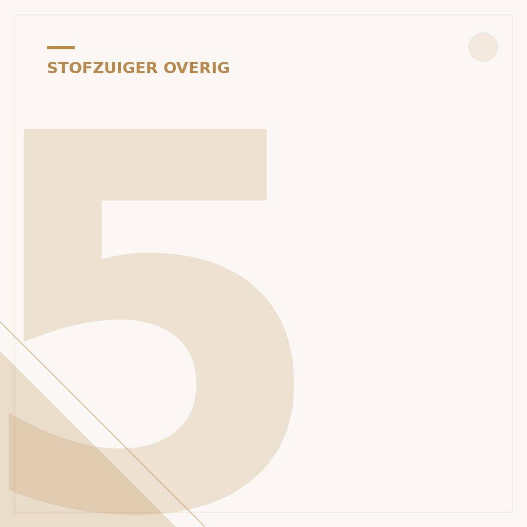 5 Top Stofzuigers: Kies De Juiste Voor Elke Ruimte