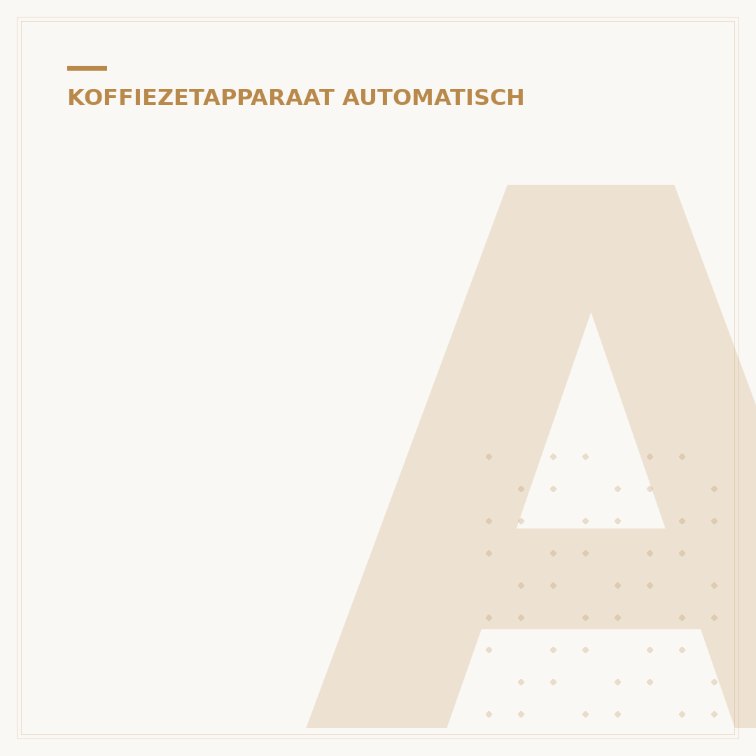 Automatisch Koffiezetapparaat EA81: Optimale Plaatsing & Gebruik