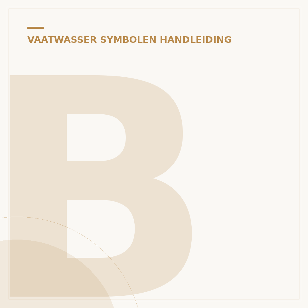 Beko Vaatwasser Symbolen: Ontcijfer Uw Handleiding Snel
