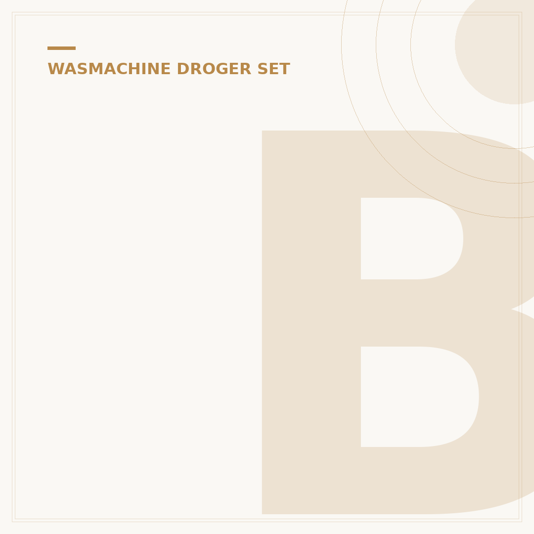Beko Wasmachine en Droger Set: Uw Perfecte Duo