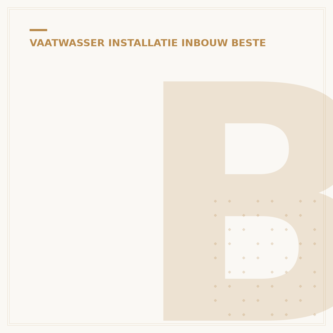 Beste inbouw vaatwasser 45 cm: Top 5 Keuzes voor Uw Keuken