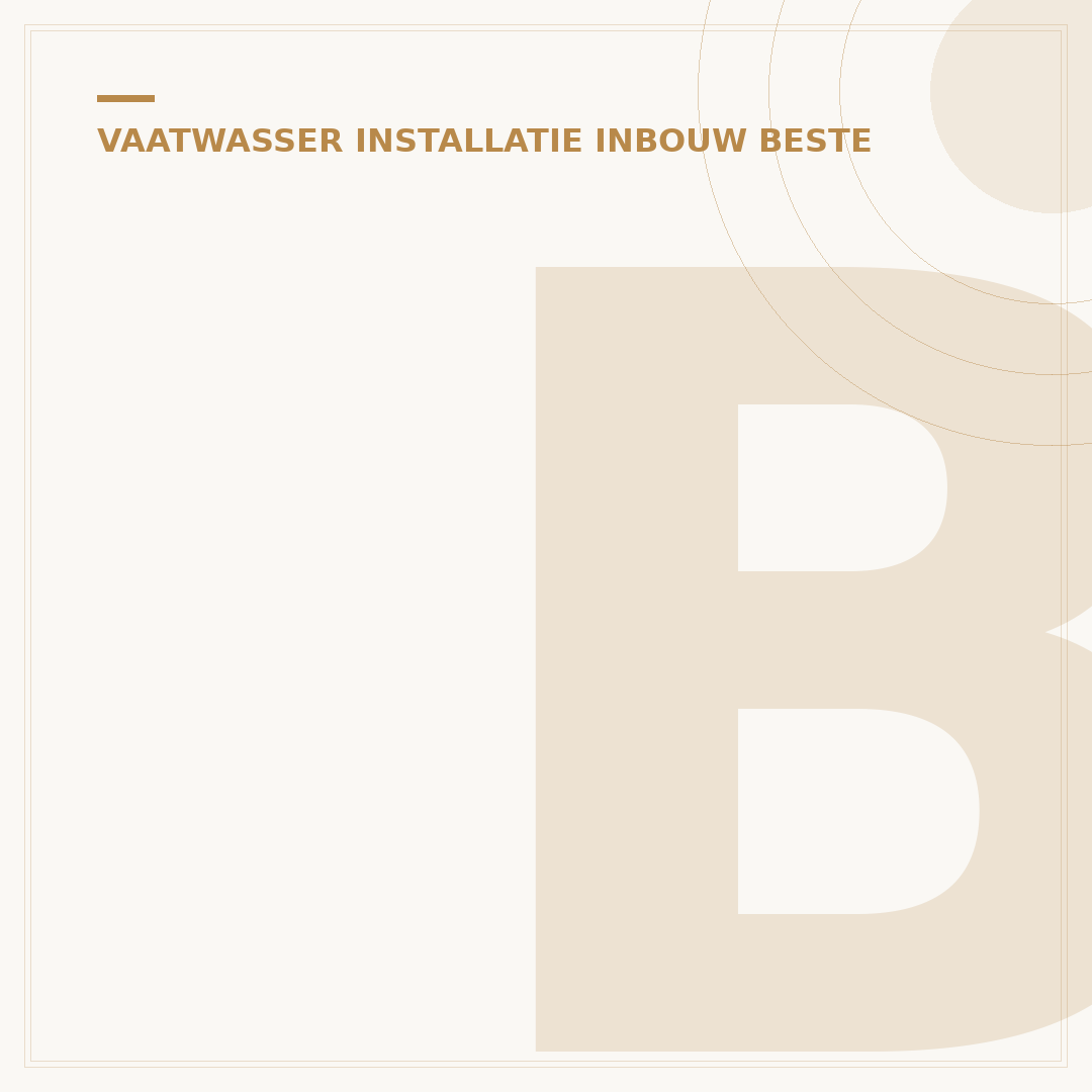 Beste Inbouw Vaatwasser Consumentenbond: Topkeuzes 2025