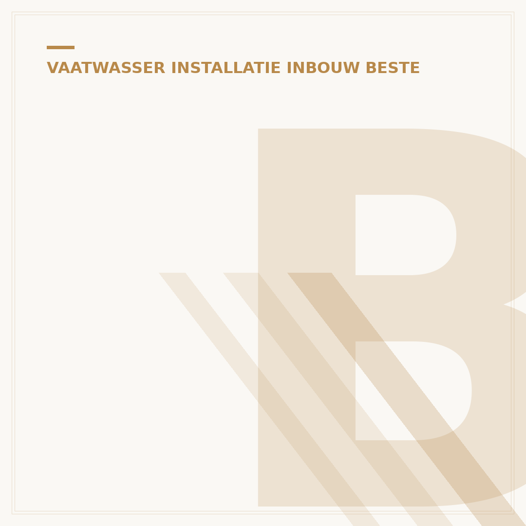 Beste Vaatwasser Inbouw Energielabel A: Top 3 Keuzes & Gids