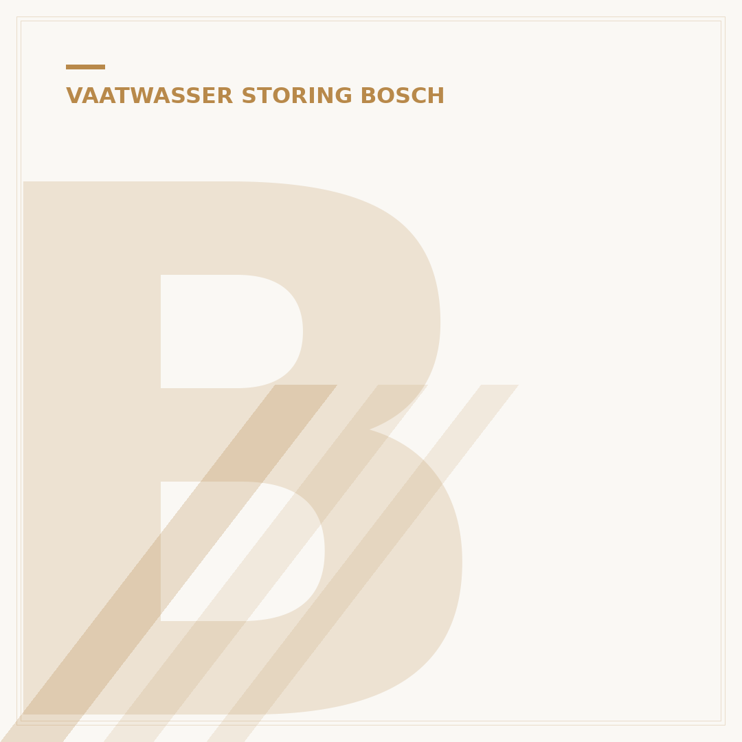 Bosch Vaatwasser Storing E22 Oplossen: 3 Slimme Stappen Nu!