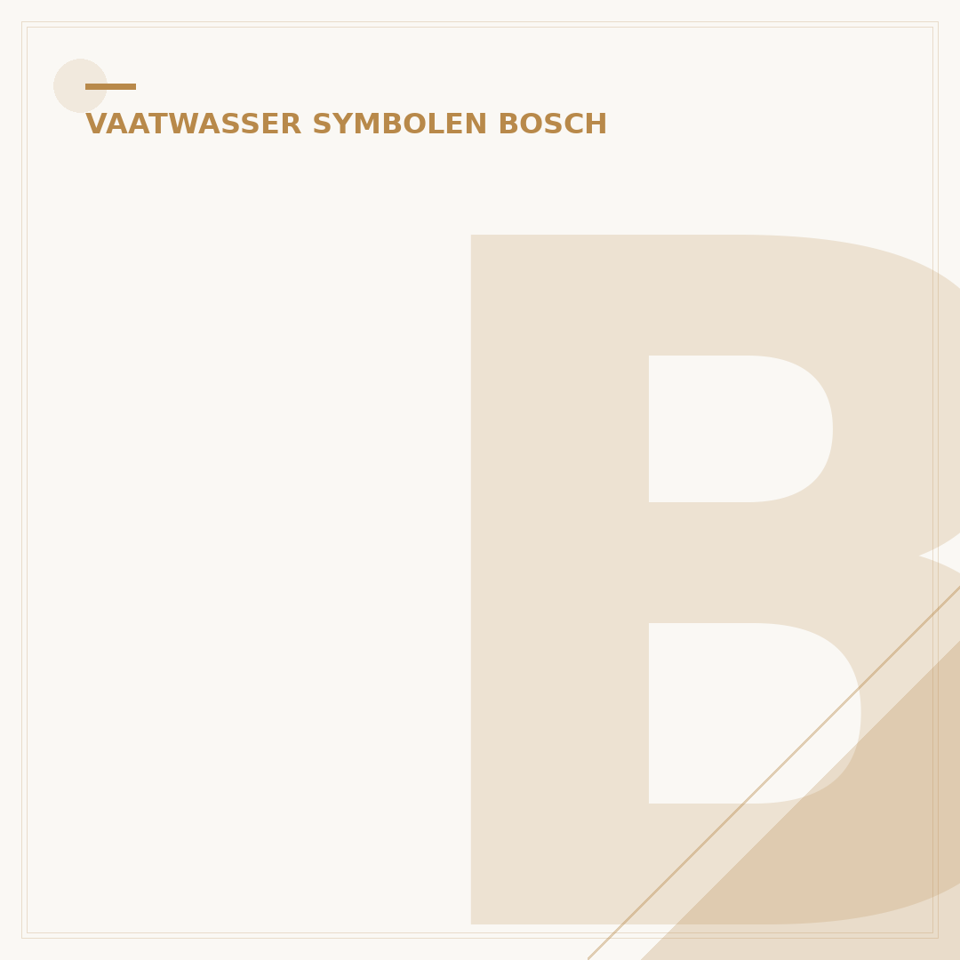 Bosch Vaatwasser Sterretje Symbool: Betekenis & Oplossingen (2024)