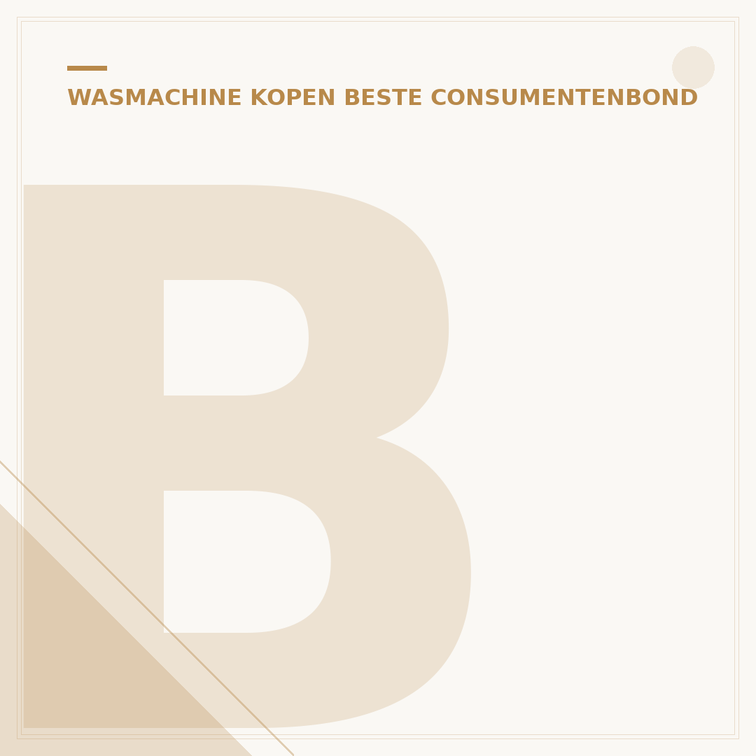 Bosch Wasmachine Beste Koop Consumentenbond: Topmodellen 2024