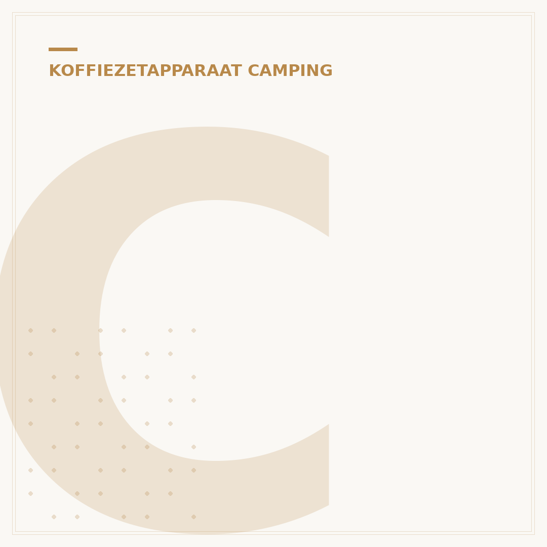 Camping Koffiezetapparaat Tristar: Kies Uw Ideale Model