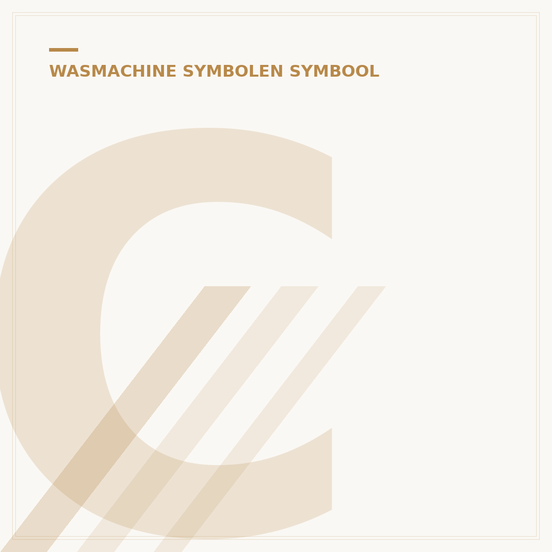 Centrifugeren Wasmachine Symbool: 5 Tekens Ontcijferd