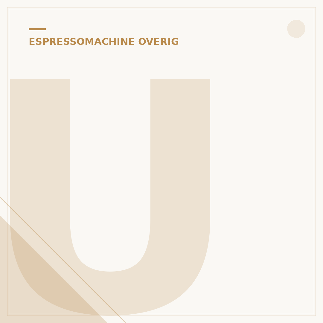 Uw Ideale Espressomachine Creëren: 3 Slimme Keuzes