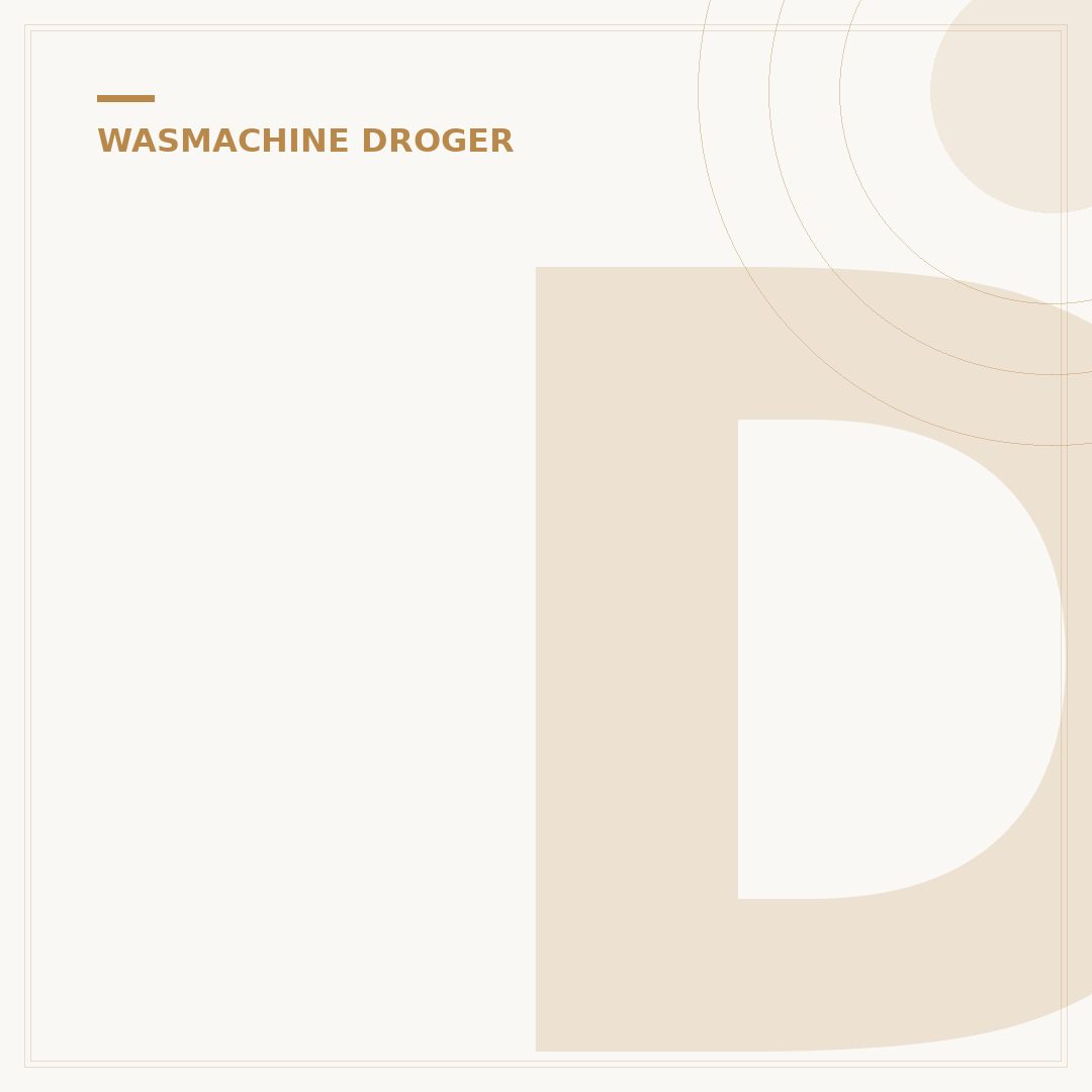 Droger en Wasmachine op 1 Groep: Veilige Aansluiting + 3 Tips