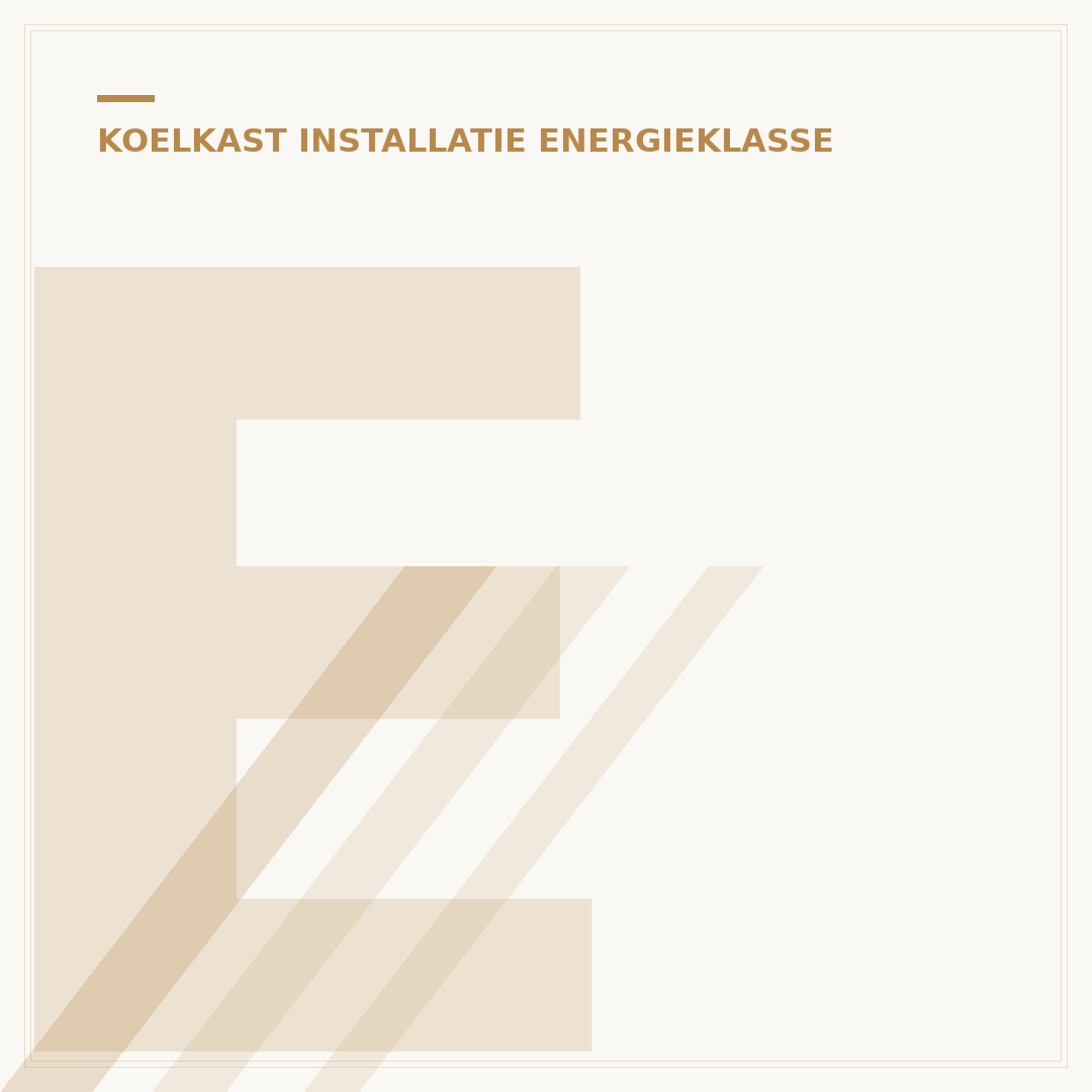 Energieklasse E Koelkast: Slimme Keuzes & Plaatsing Bespaart