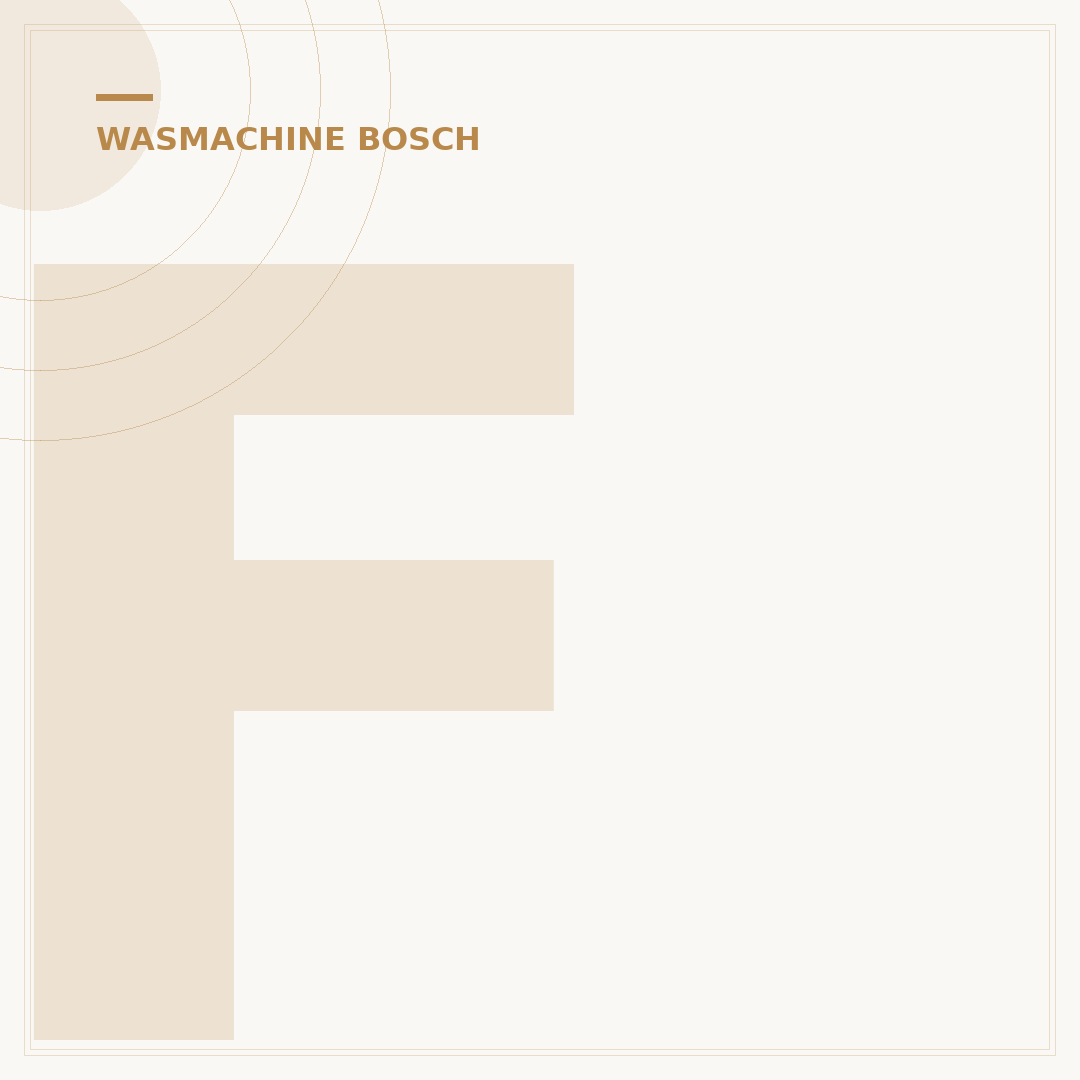 F23 Bosch Wasmachine Oplossingen: 5 Tips voor een Stille Werking