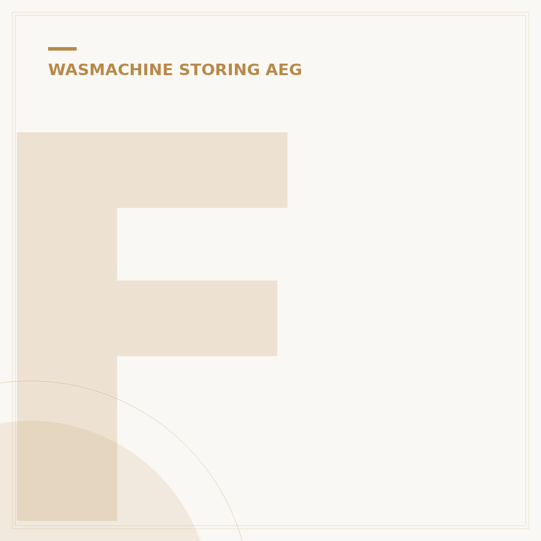 Foutcode AEG Wasmachine Uitlezen: 5 Stappen Gids