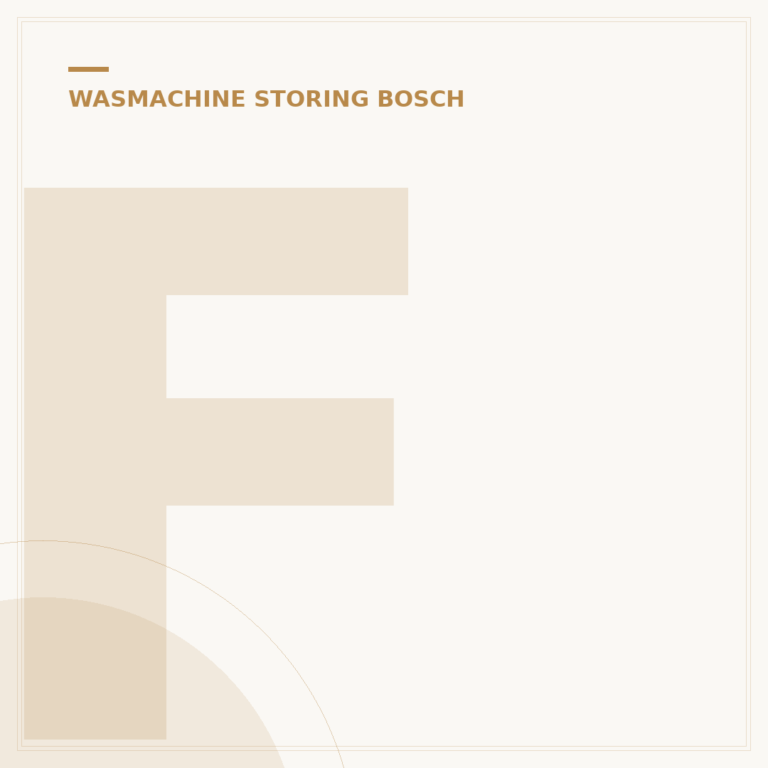Foutcode Wasmachine Bosch? 5 Veelvoorkomende Codes Oplossen