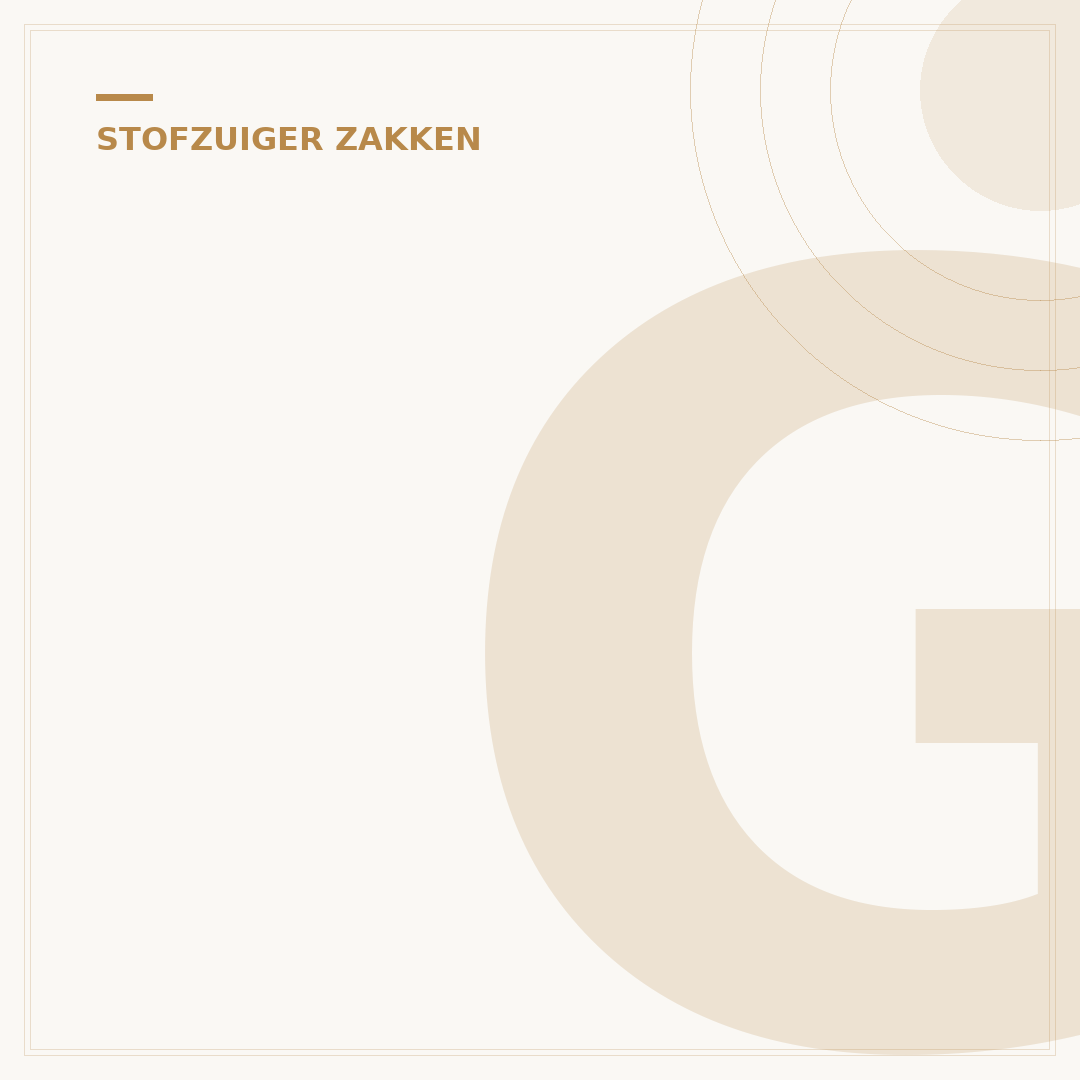 Gamma Stofzuiger Zakken: 5 Tips voor Elk Huis