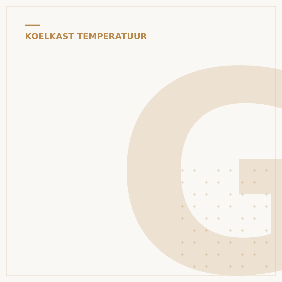 Gemiddelde Temperatuur Koelkast: De Ideale 5°C voor Versheid