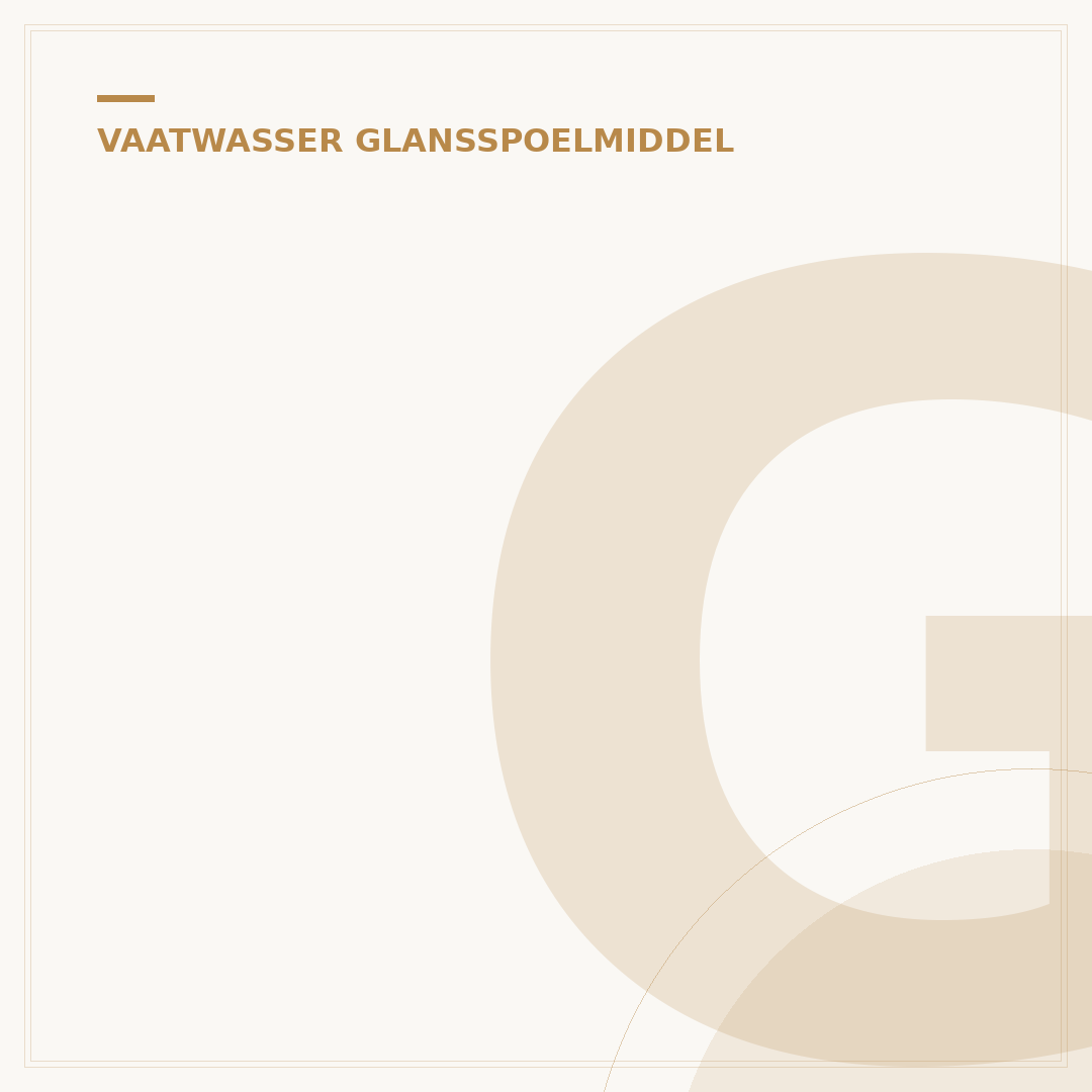Glansspoelmiddel Vaatwasser: De Beste Plek & Tips