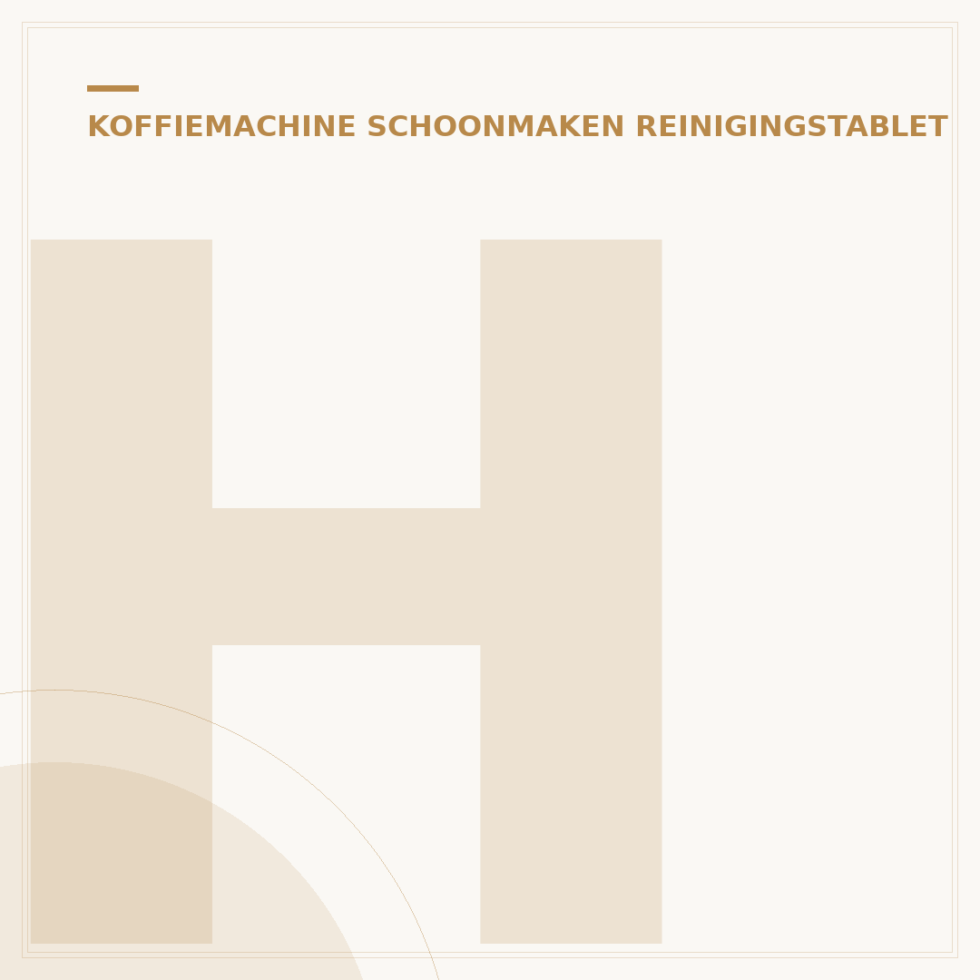 HG Koffiemachine Reinigingstabletten: 5 Redenen voor een Schone Machine