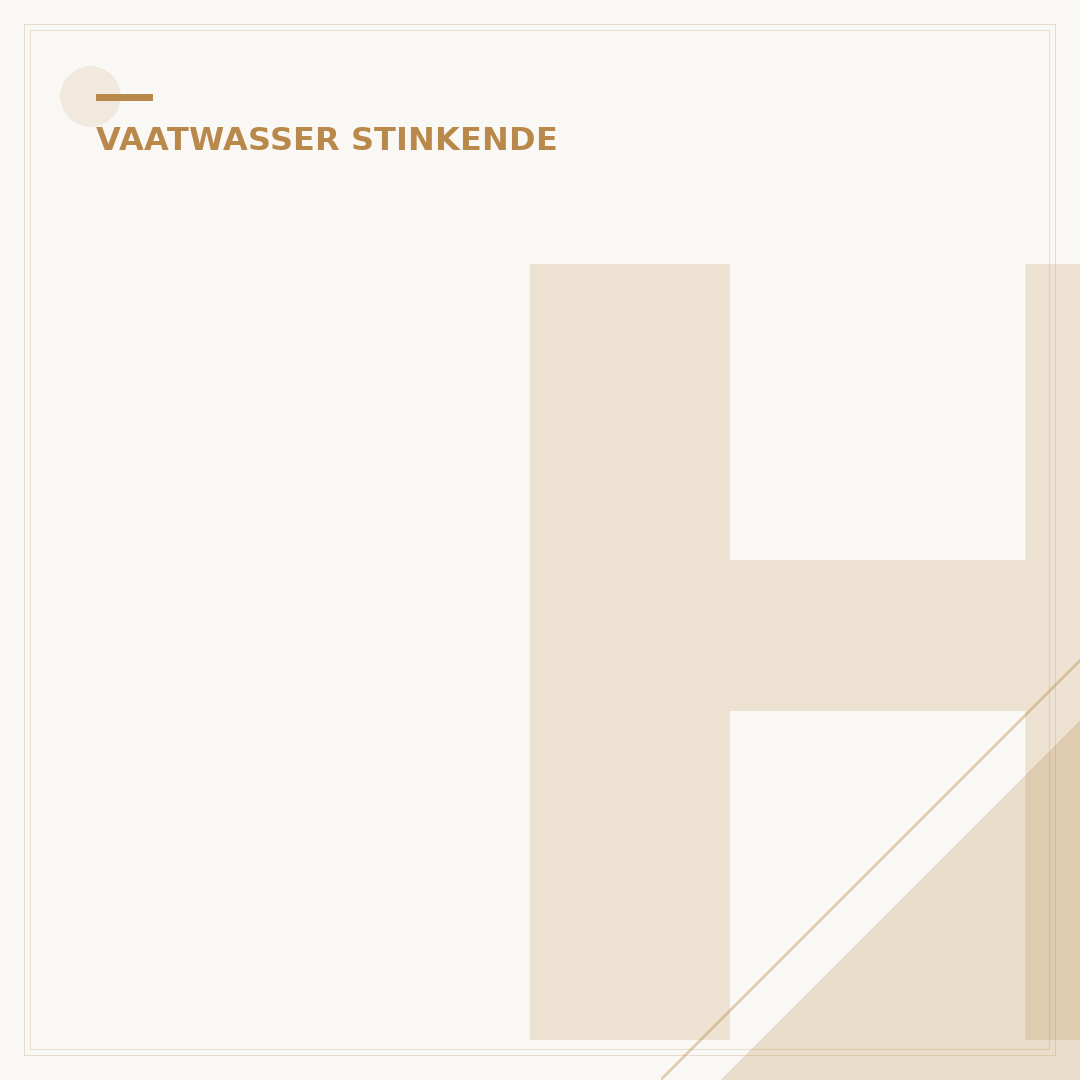 HG Stinkende Vaatwasser Oplossen: 3 Simpele Stappen