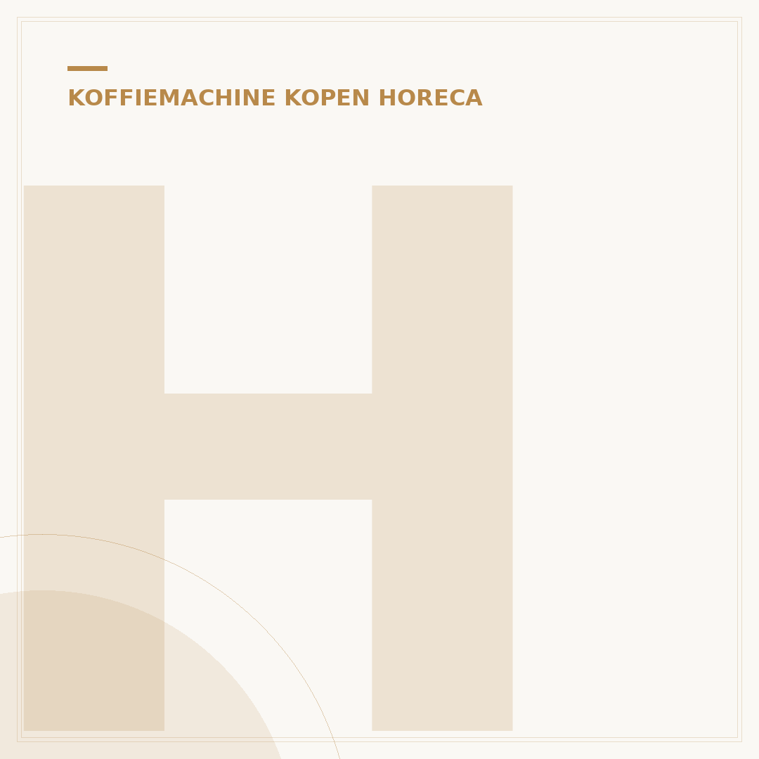Horeca Koffiemachine Tweedehands: 5 Essentiële Locatie-Checks