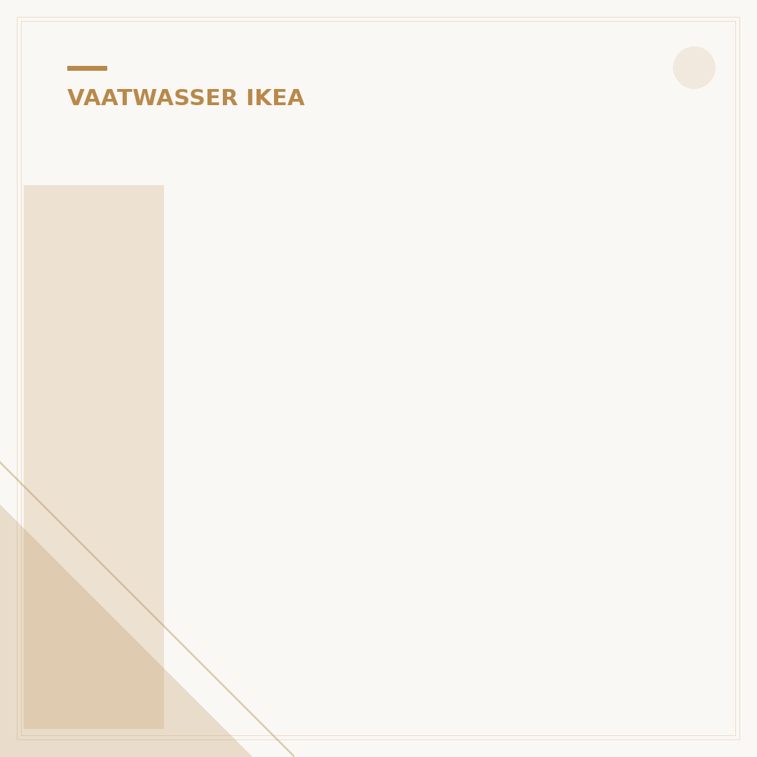 Ikea Metod Vaatwasser: De Juiste Plaatsing & Installatie