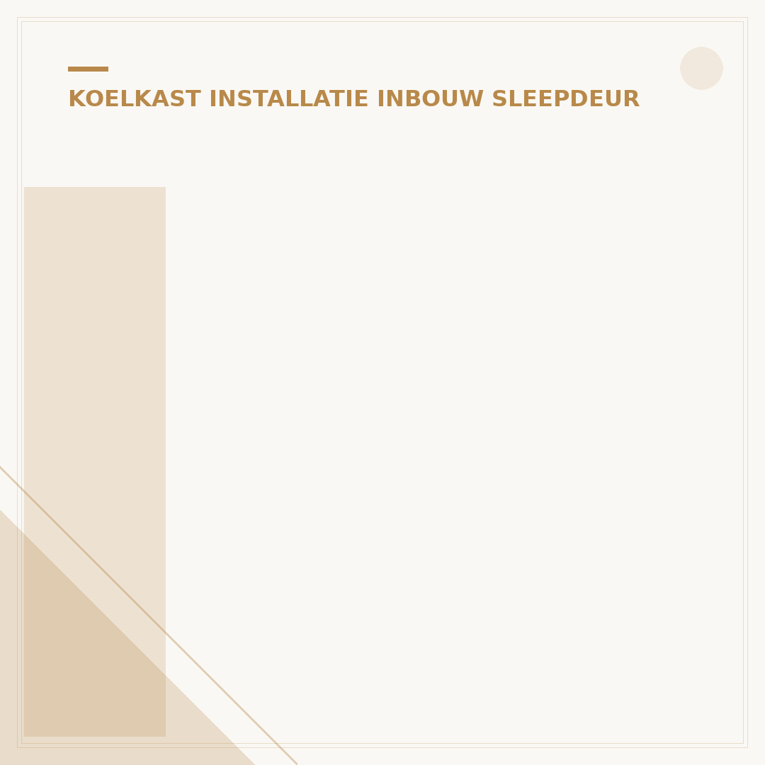 Inbouw Koelkast 88 cm Sleepdeur: 3 Modellen & Praktische Keuzehulp