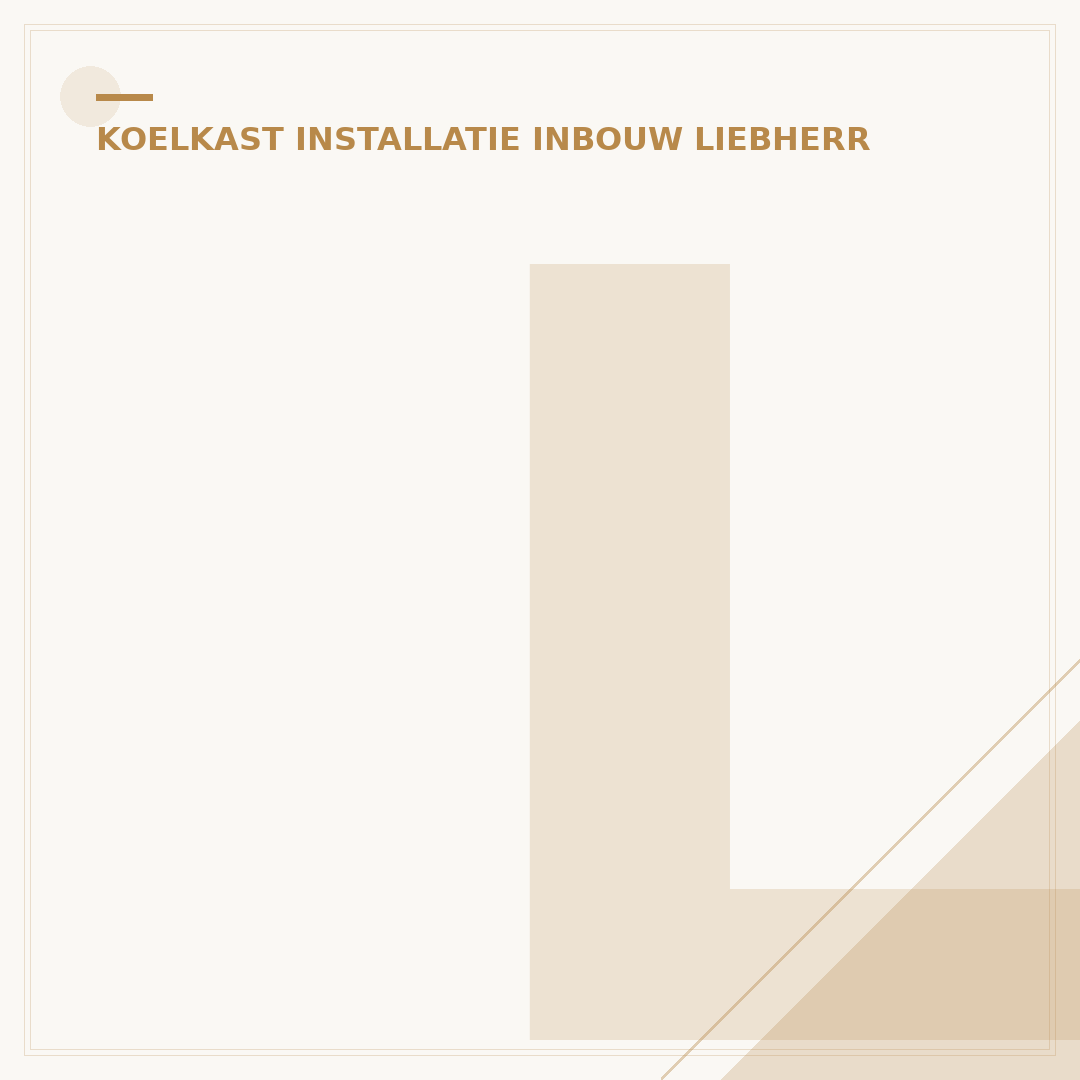 Liebherr Inbouw Koelkast: 102 cm Hoogte & Meer Keuzes