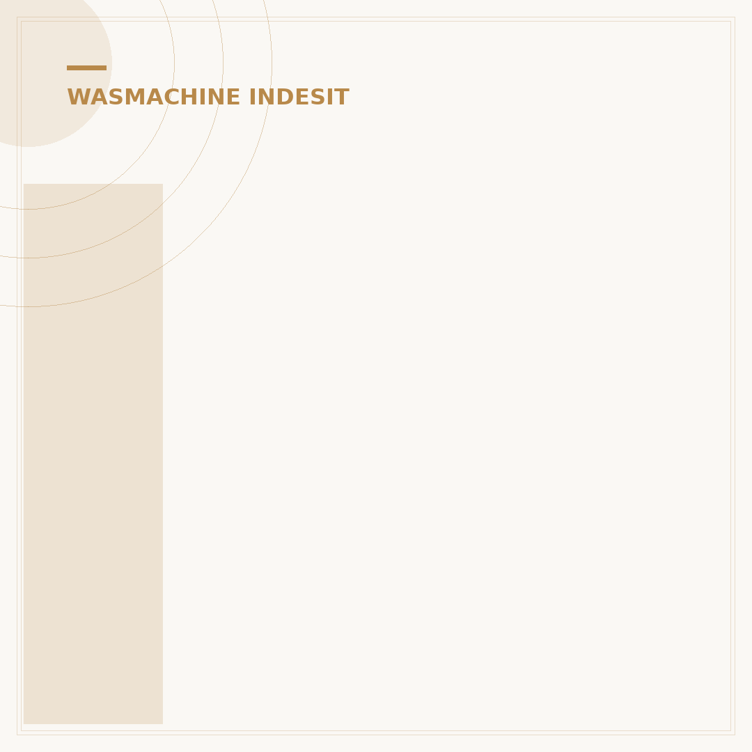 Indesit Innex Wasmachine: Slimme Keuze voor Elke Ruimte