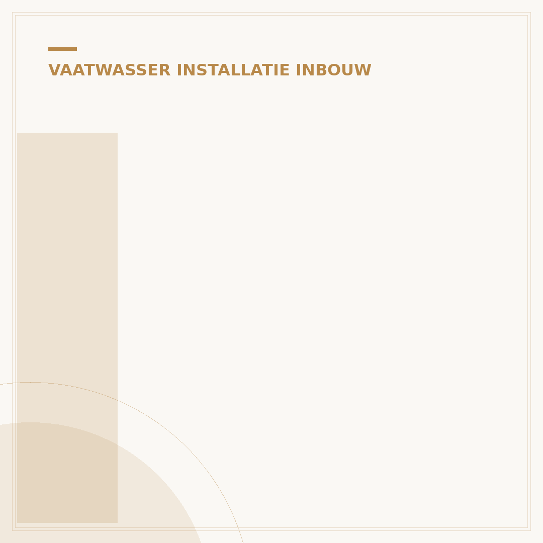 Inventum Inbouw Vaatwasser: 5 Tips voor Perfecte Installatie