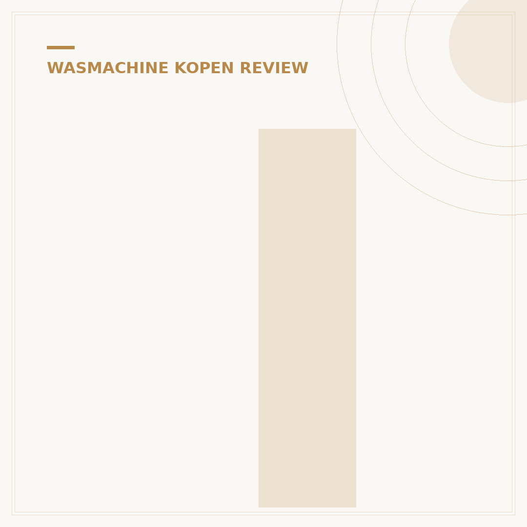 Inventum wasmachine review: Optimale Keuze voor Elke Ruimte