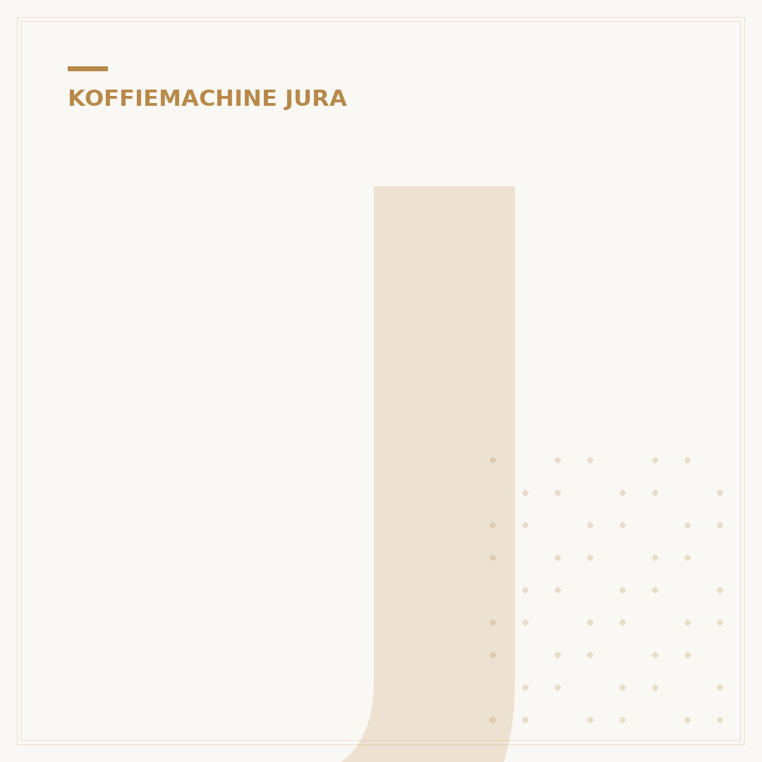 Jura Koffiemachine E8: De Perfecte Plek & Installatie Gids