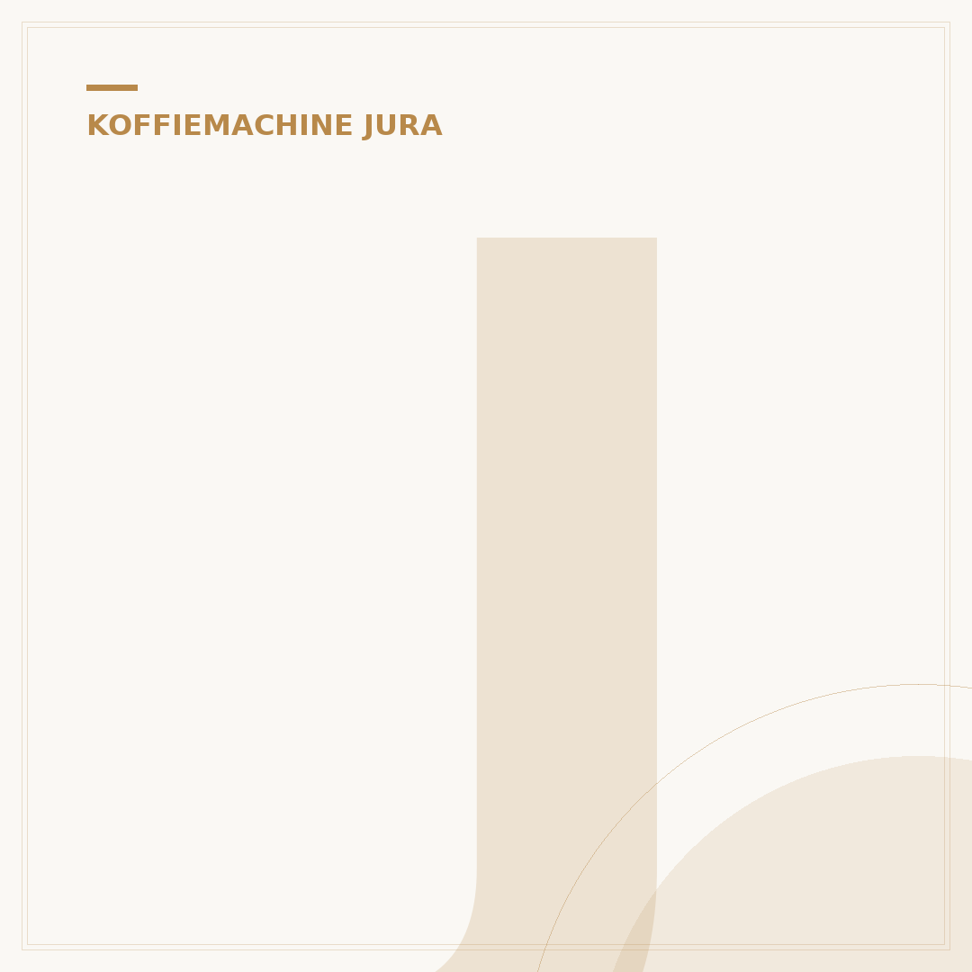 Jura Professionele Koffiemachine: 5 Tips voor Elke Ruimte