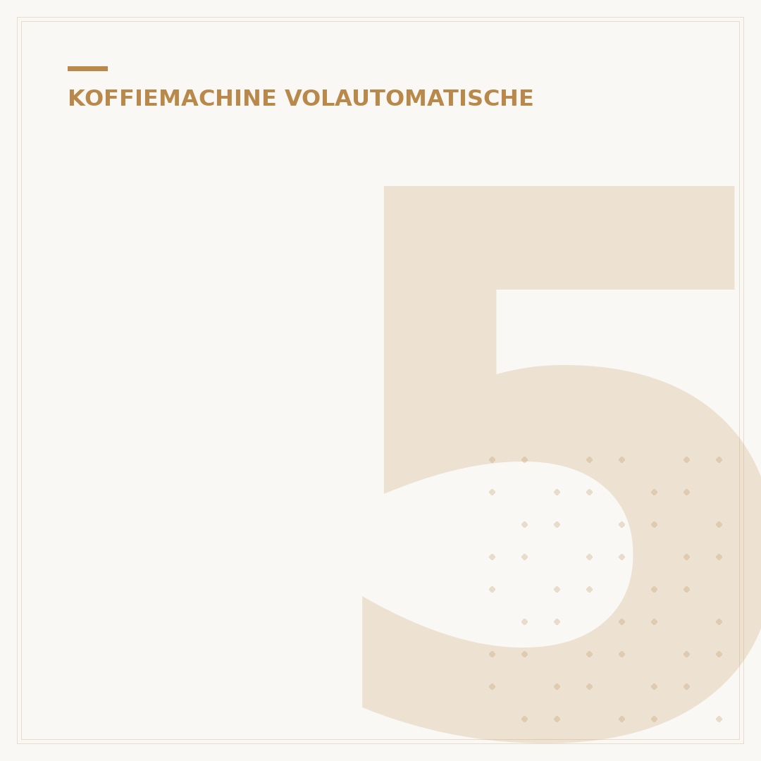 5 Kleine Volautomatische Koffiemachines voor Elke Keuken