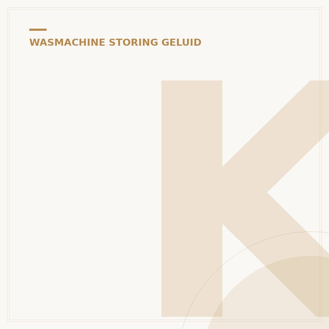 Klokkend geluid afvoer wasmachine: 5 oplossingen voor thuis