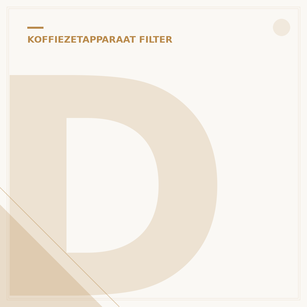 Douwe Egberts Koffiezetapparaat Filter: 3 Tips voor Optimale Smaak