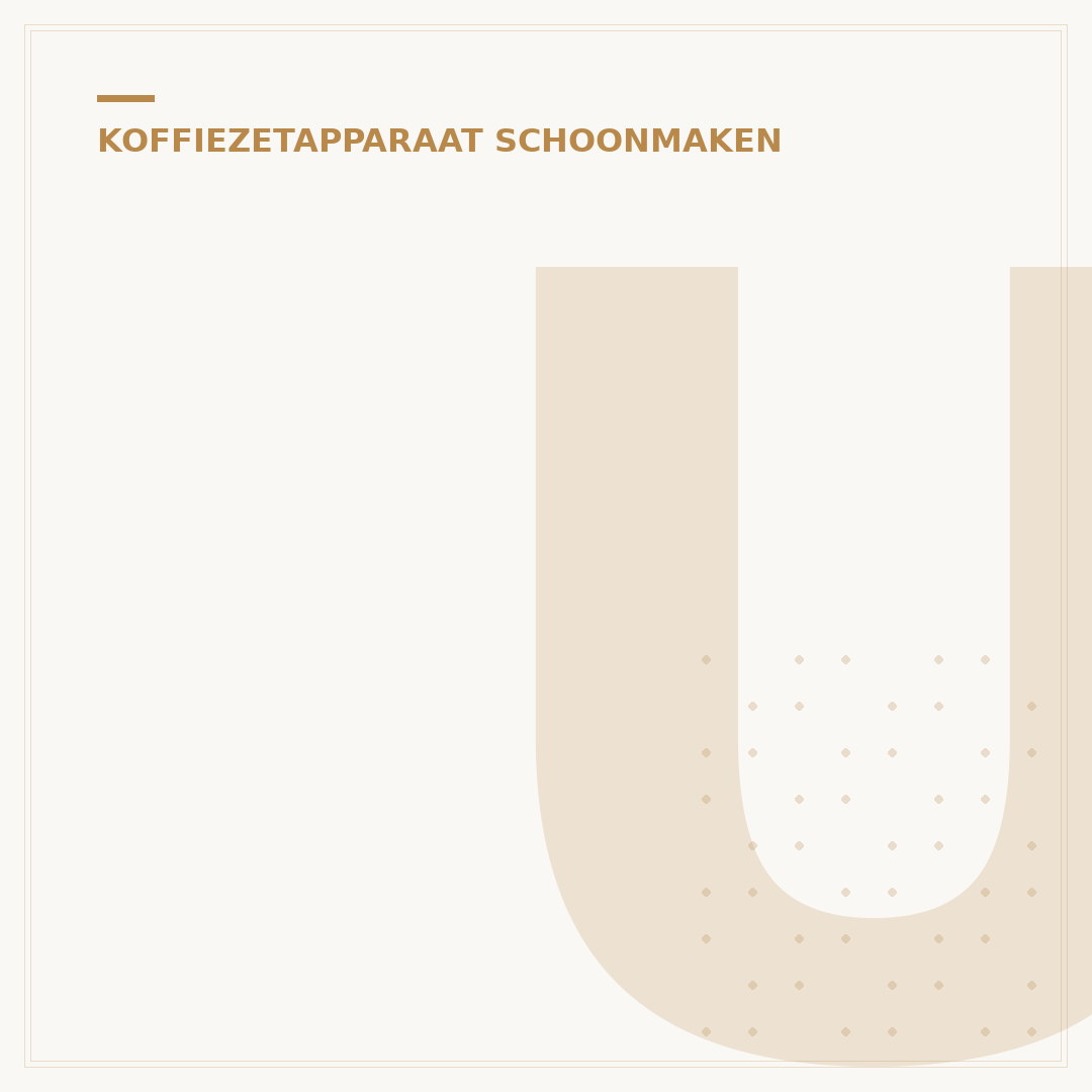 Uw Koffiezetapparaat Schoonmaken: 5 Tips voor Perfecte Koffie
