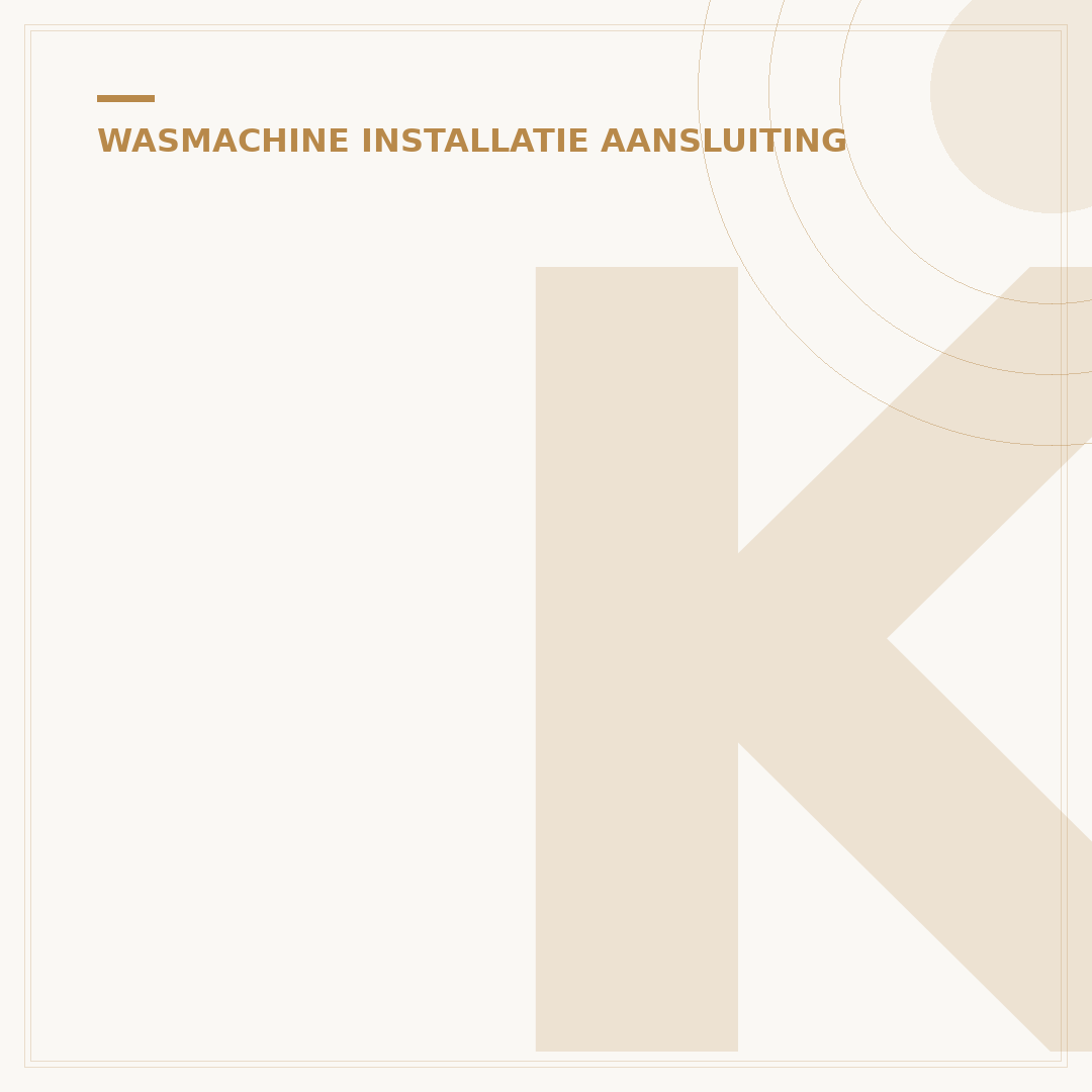 Kosten wasmachine aansluiting maken: 3 scenario's en tips