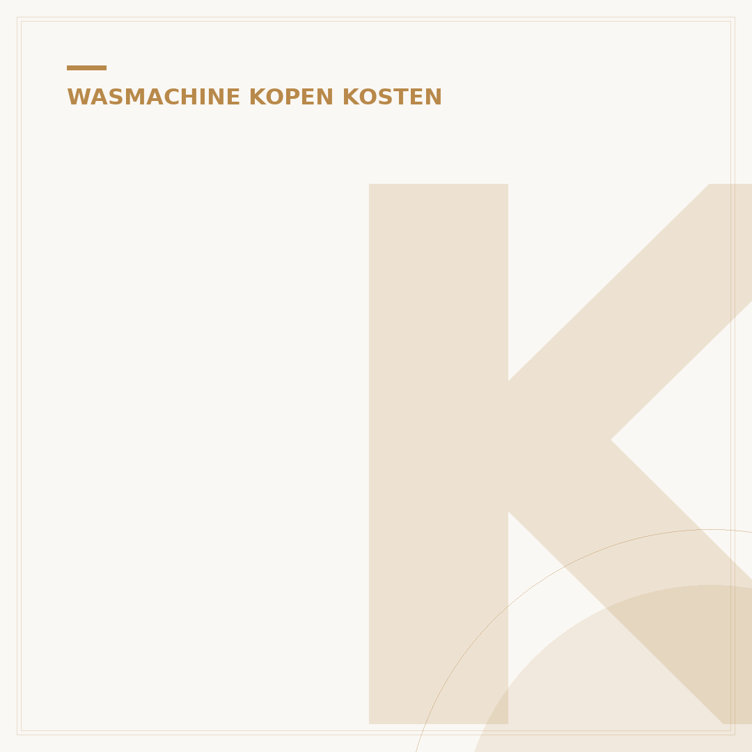 Kosten Wasmachine per Keer: Gemiddeld €0.20 per Was