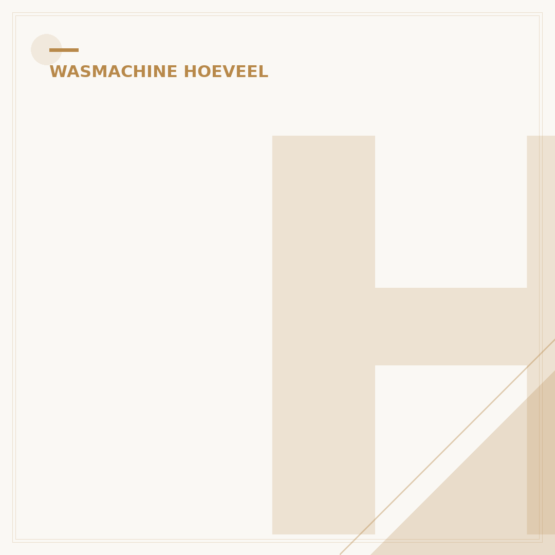 Hoeveel kWh Gebruikt een Wasmachine? Bespaartips!