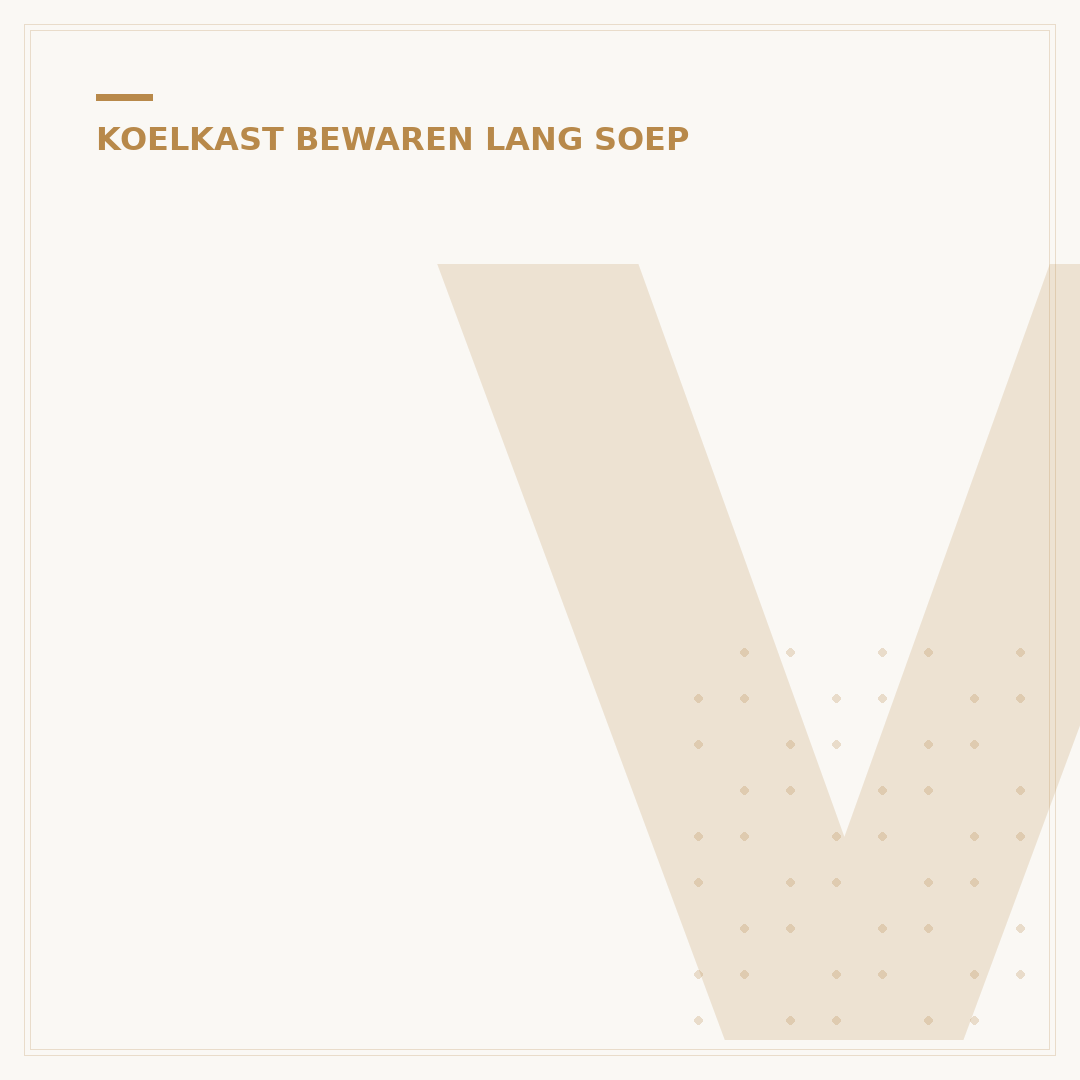 Verse Soep Bewaren: Hoe Lang in Koelkast? 3 Bewaartips