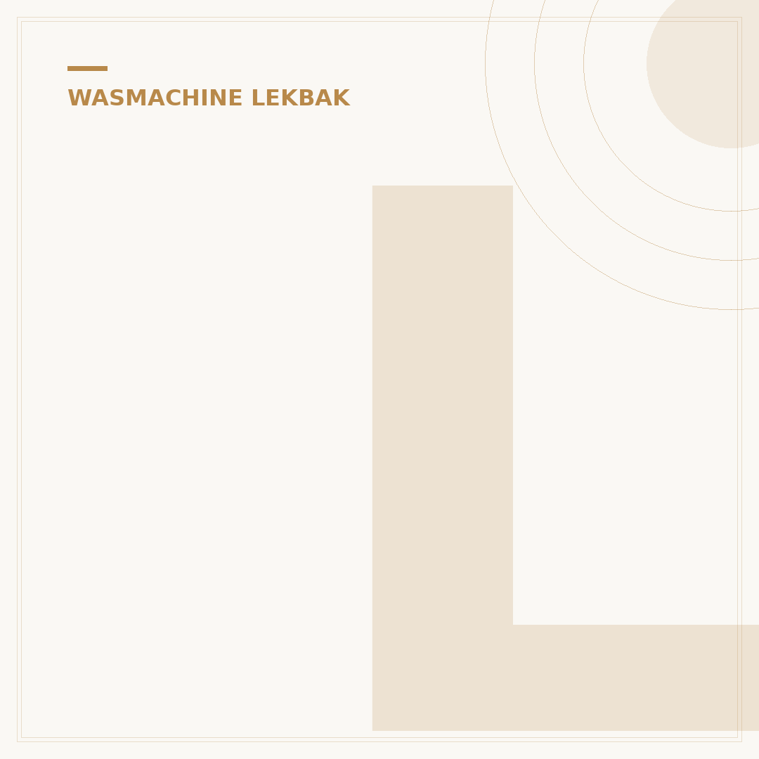 Lekbak Wasmachine Zwart: De Beste Keuze voor 2024