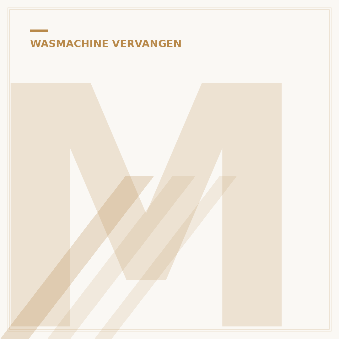 Manchet Wasmachine Vervangen: 3 Stappen & Kosten