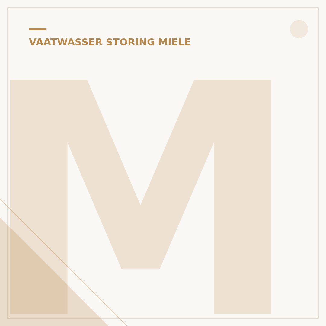 Miele Vaatwasser Storing E15 Oplossen: 5 Stappen Snel Verholpen