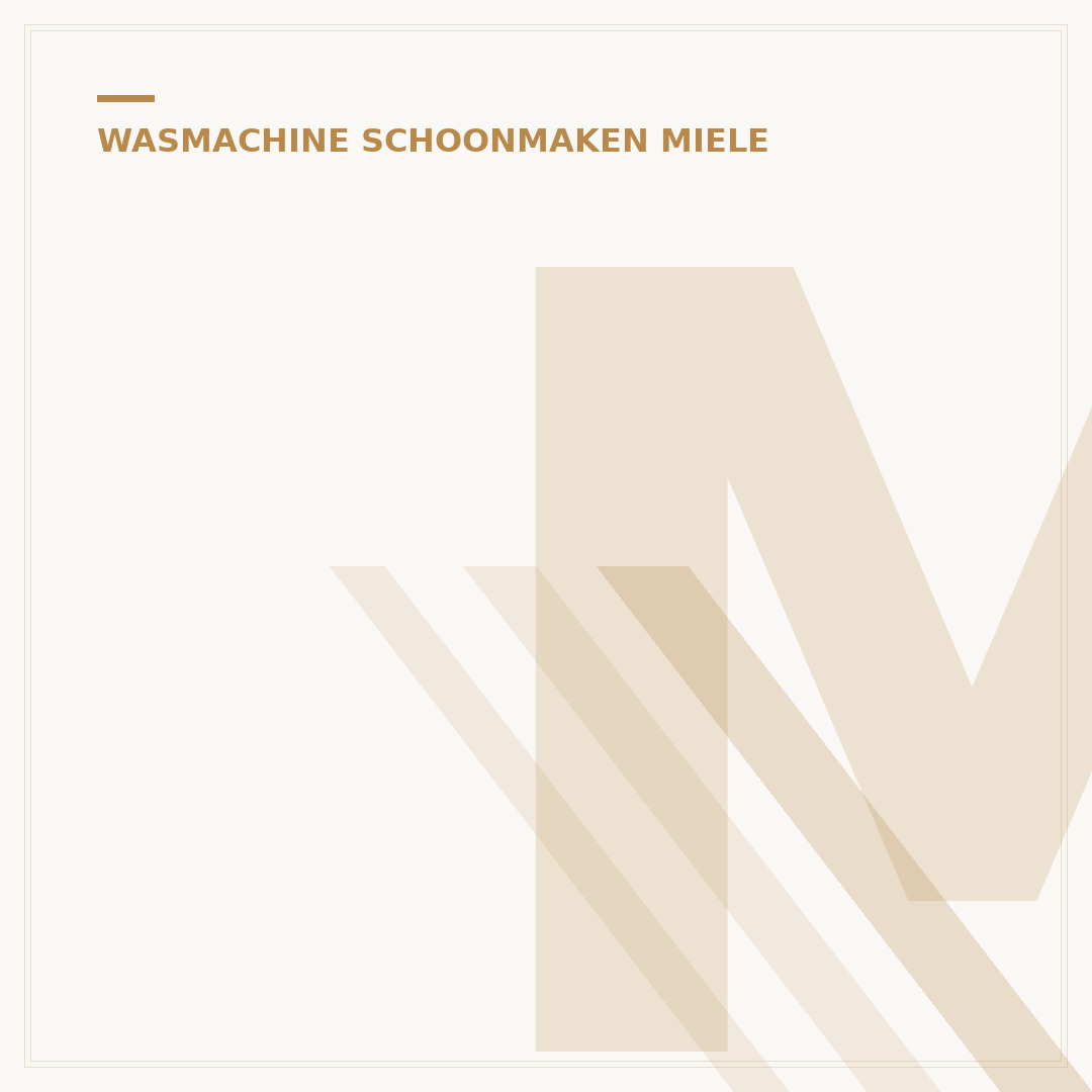Miele Wasmachine Pluizenfilter Reinigen: 5 Minuten Tip
