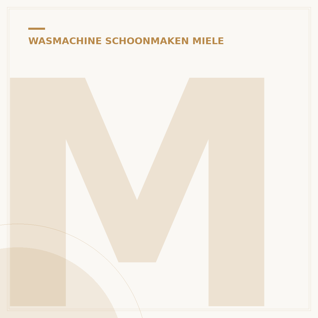 Miele wasmachine reinigen programma: zo voorkomt u storingen